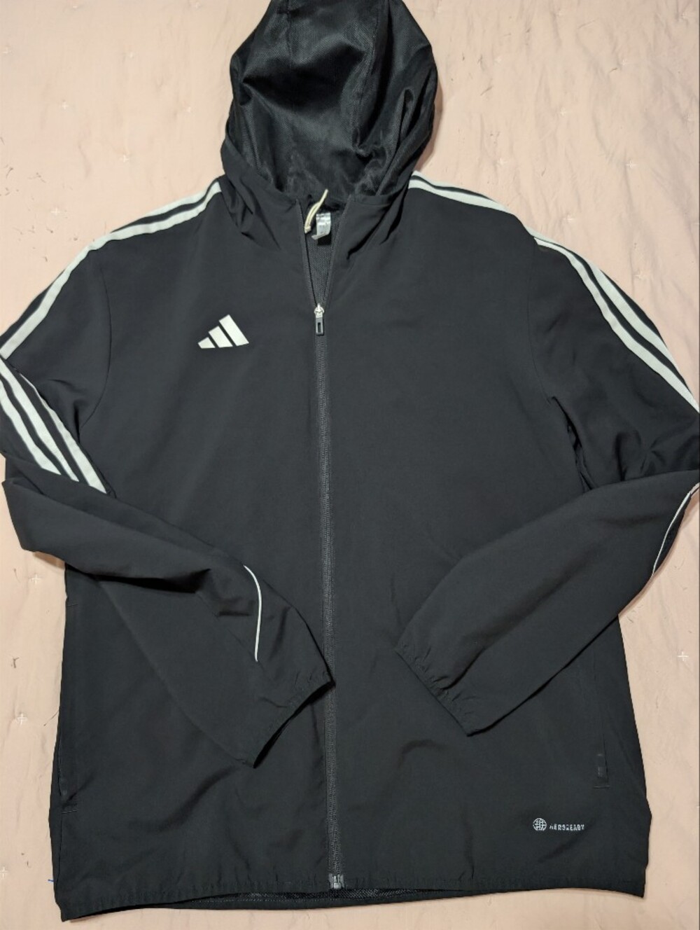 Adidas Men's Tiro 23 League Windbreaker Jacket Black HZ9066 Size L